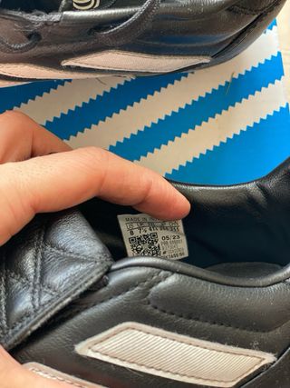 Botas de fútbol Adidas Hombre Negras Piel