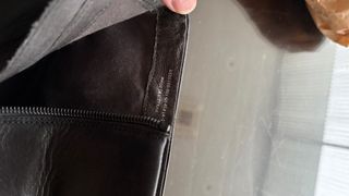 Botines camperos negros con cremallera T40