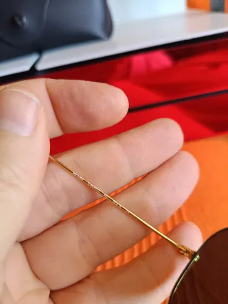 Gafas de sol Ray-Ban Aviator Cockpit doradas