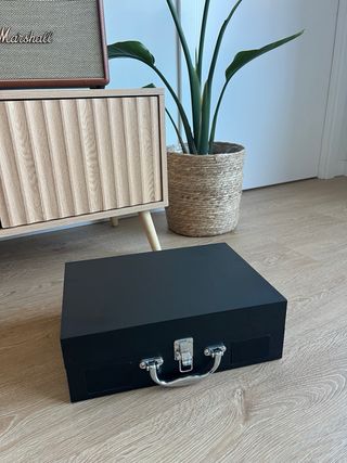 Tocadiscos Vintage Negro