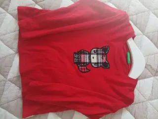 Vestido niña Benetton 4-5 años invierno. 110cm.