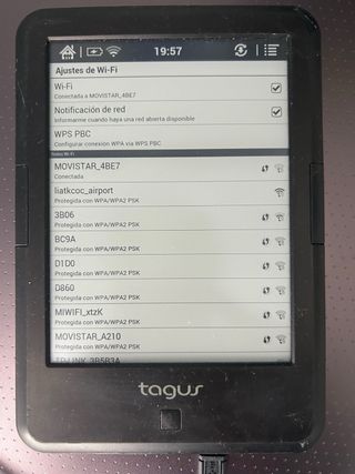 Ebook Tagus Lux Negro con LUZ “LEER DESCRIPCIÓN “