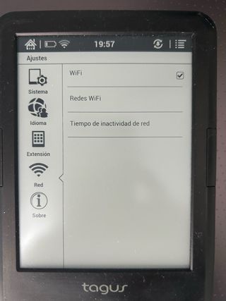Ebook Tagus Lux Negro con LUZ “LEER DESCRIPCIÓN “