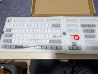 Keycaps (Teclas) Paisaje Gris/Blanco (ANSI)