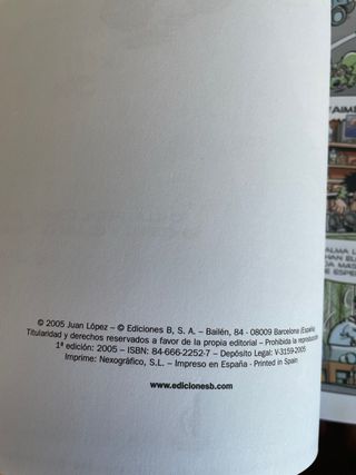 SUPER LOPEZ Ediciones B 1a edic 2005