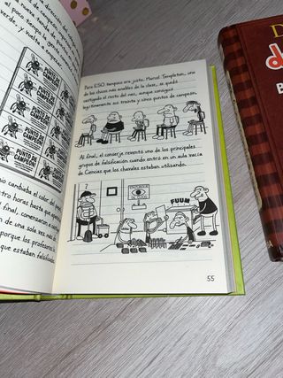 libro el diario de Greg 7 y 8