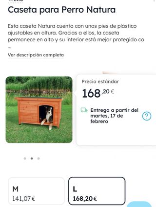 Caseta Perro Trixie Talla L