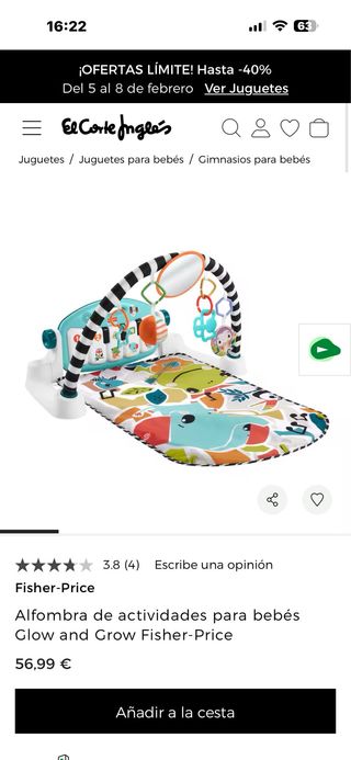 Gimnasio actividades bebé Fisher-Price