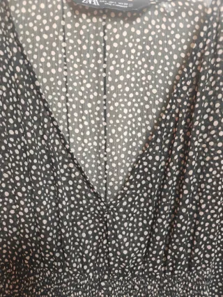 Vestido corto Zara estampado