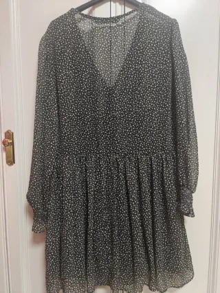 Vestido corto Zara estampado