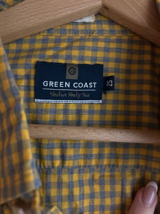 Camisa de cuadros Green Coast hombre