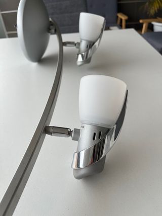 Lámpara de techo acero 3 focos