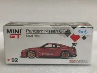 Mini GT 92 Pandem Nissan GT-R R35 Lava Red