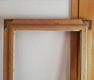 Marco de fotos madera. VINTAGE.