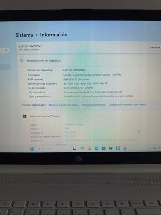 HP 15s-fq1044ns i5 W11 Home