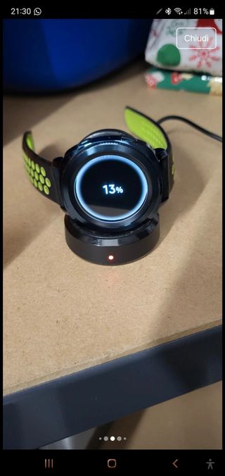 Samsung Gear Sport Smartwatch Nero/Verde