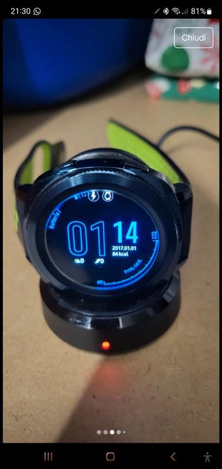 Samsung Gear Sport Smartwatch Nero/Verde
