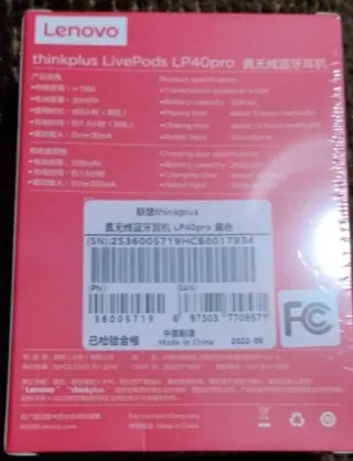 Lenovo Thinkplus LivePods LP40pro Auriculares