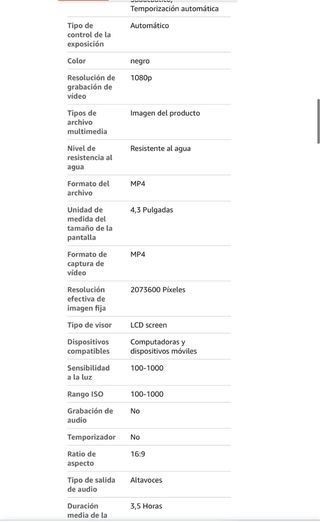 Cámara Endoscopio AOPICK 10M HD 1080P