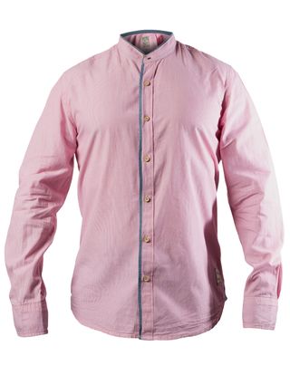 Camisa cuello mao mangalarga rosa