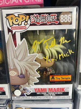Funko Pop Yami Marik 886 Yu-Gi-Oh! Autografiado