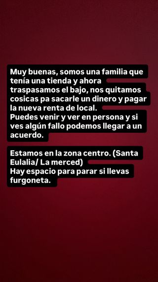 Información del perfil