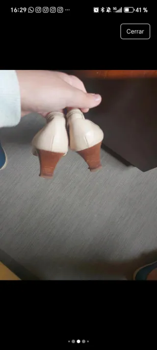 Zapatos beige