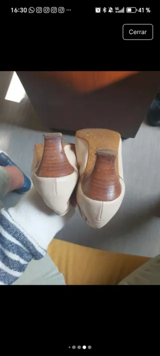 Zapatos beige