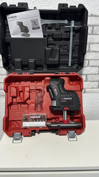 PARKSIDE 12V FRESADORA PERFOMANCE COMPLETA