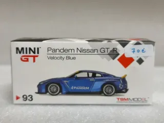 Mini GT Pandem Nissan GT-R R35 Velocity Blue