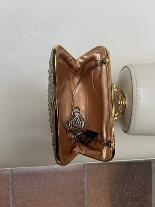 Bolso clutch de fiesta con cristales Swarovski