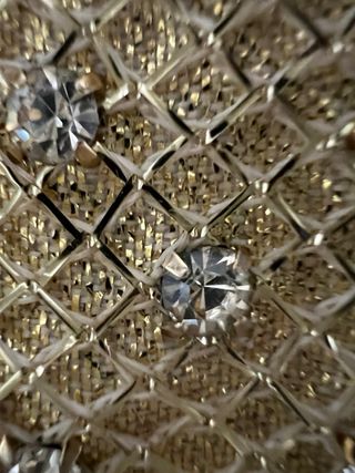 Bolso clutch de fiesta con cristales Swarovski