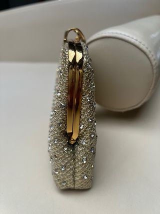 Bolso clutch de fiesta con cristales Swarovski