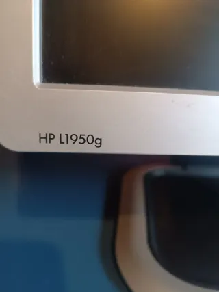 Monitor HP L1950g Plata y Negro