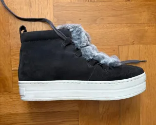 Zapatillas Botín Mujer Negro/Gris