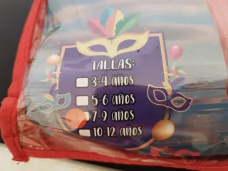 Disfraz Super Guerrero Z Tallas 7-9años