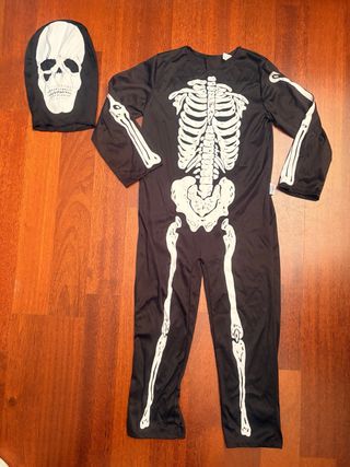 Disfraz esqueleto niño talla 7-9 años