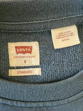 Sudadera Levis azul sin capucha