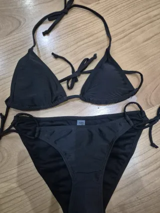 Bikini negro talla S