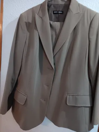 Traje de chaqueta y pantalón tweed