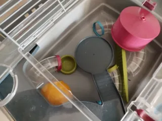 Jaula para hámster con accesorios