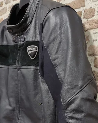 Chaqueta Piel Moto Ducati Dainese Talla 54