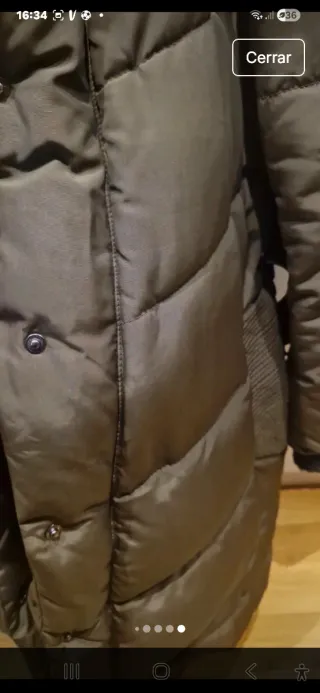 Abrigo plumas Sfera verde militar