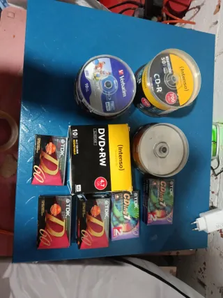 Pack CDs y DVDs vírgenes Intenso TDK Verbatim