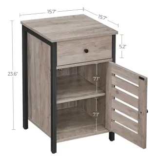 2Mesita de noche/ Auxiliar con un diseño moderno