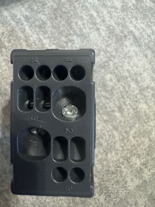 Pulsante ABB 1P Doppio NA 10A con Interbl.