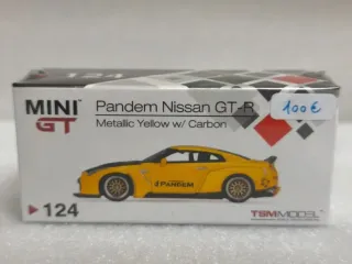 Mini GT 124 Pandem Nissan GT-R R35 Amarelo