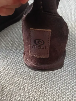 Botas de nieve marrones forradas