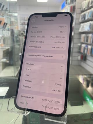 iPhone 13 Pro Max 128GB Negro/Gris