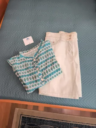 Conjunto Camisa y Falda